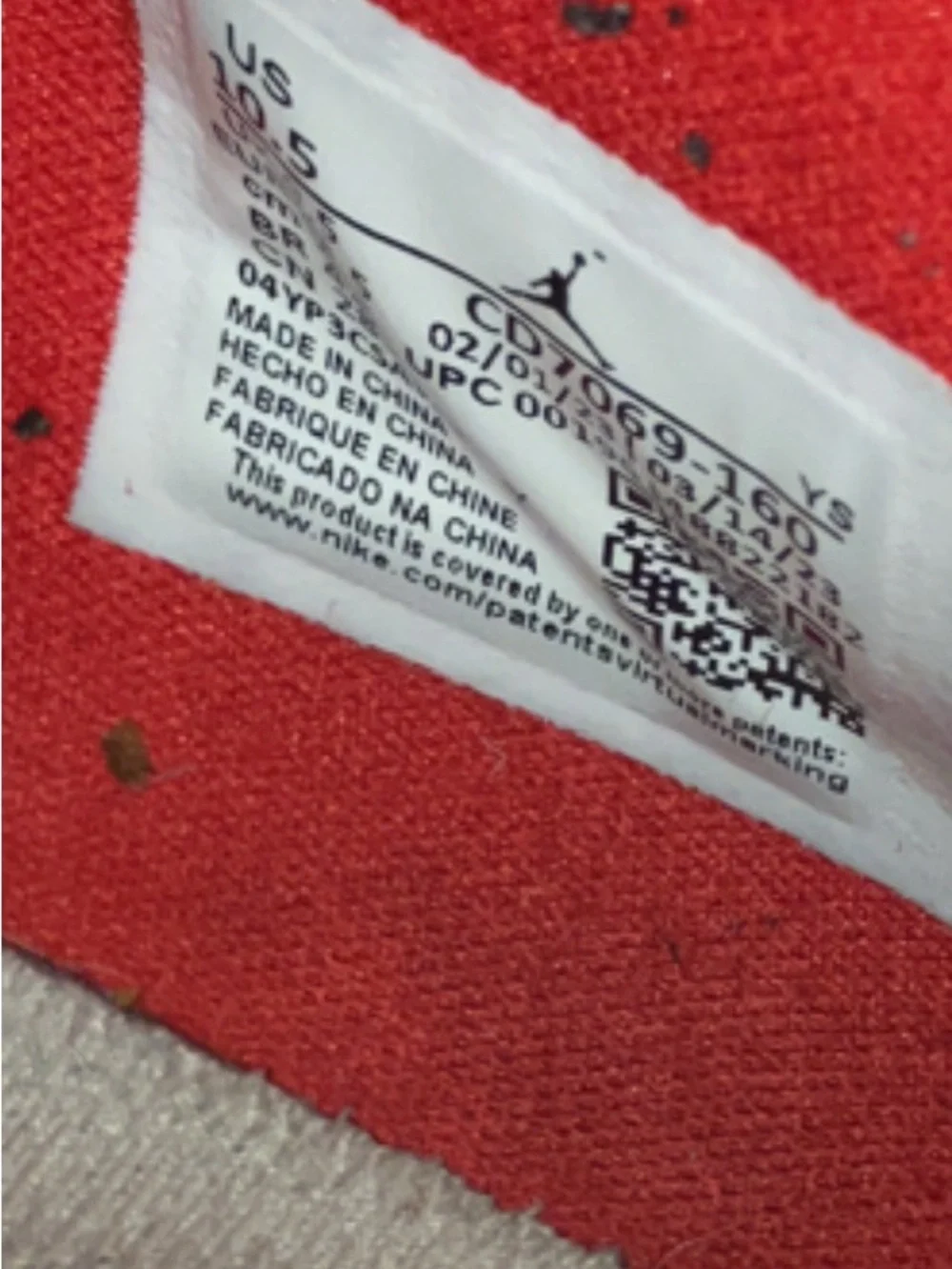 Jordan 312 legacy low top fire red